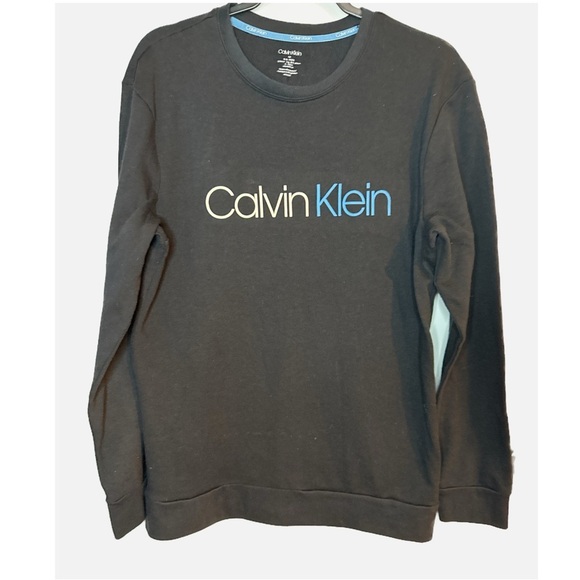 CALVIN KLEIN CK BLACK PULLOVER SWEATSHIRT size Medium - Picture 2 of 6